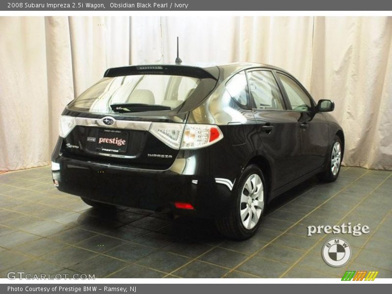 Obsidian Black Pearl / Ivory 2008 Subaru Impreza 2.5i Wagon