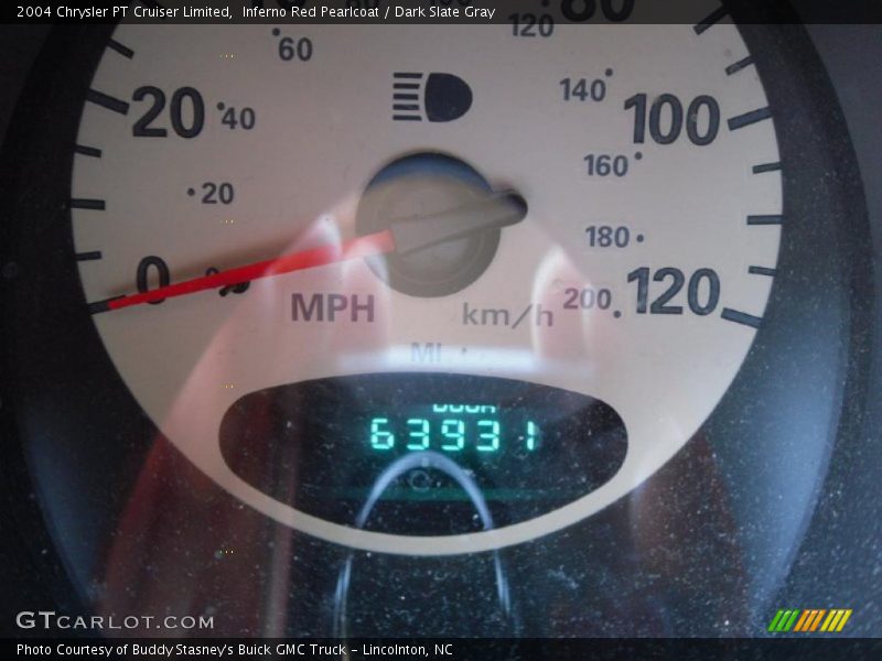 Inferno Red Pearlcoat / Dark Slate Gray 2004 Chrysler PT Cruiser Limited