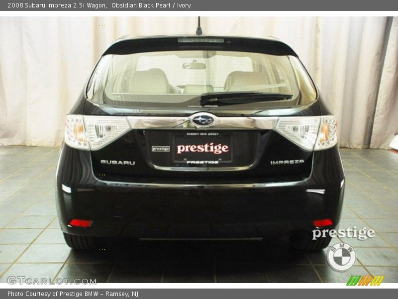Obsidian Black Pearl / Ivory 2008 Subaru Impreza 2.5i Wagon