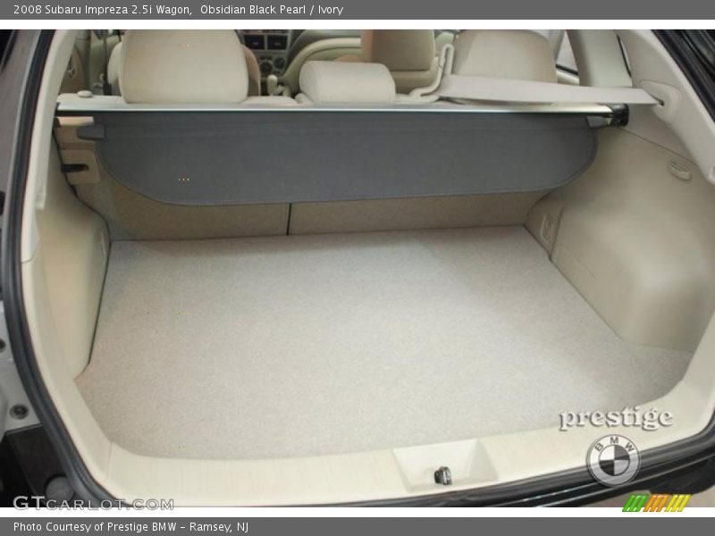 Obsidian Black Pearl / Ivory 2008 Subaru Impreza 2.5i Wagon
