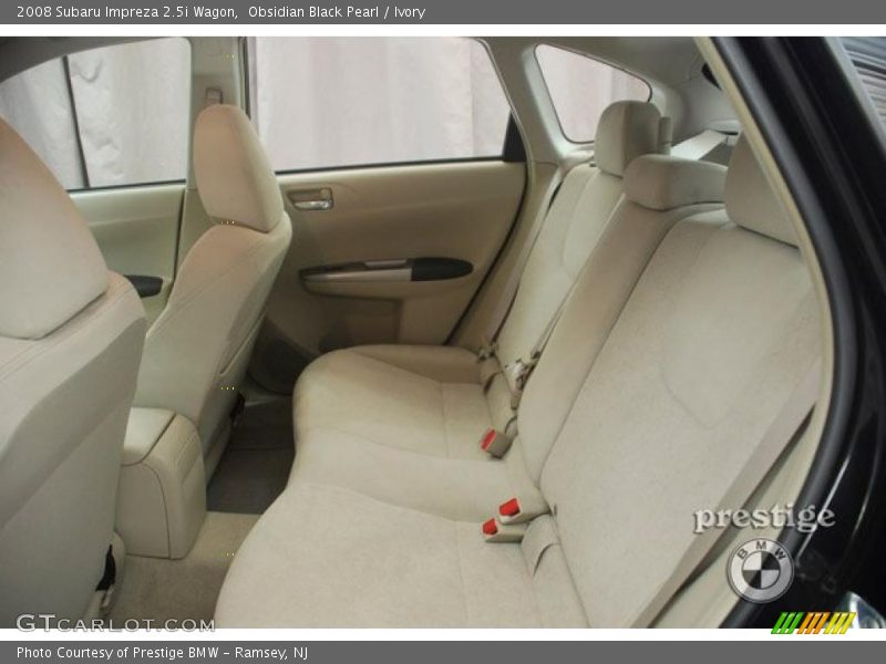 Obsidian Black Pearl / Ivory 2008 Subaru Impreza 2.5i Wagon