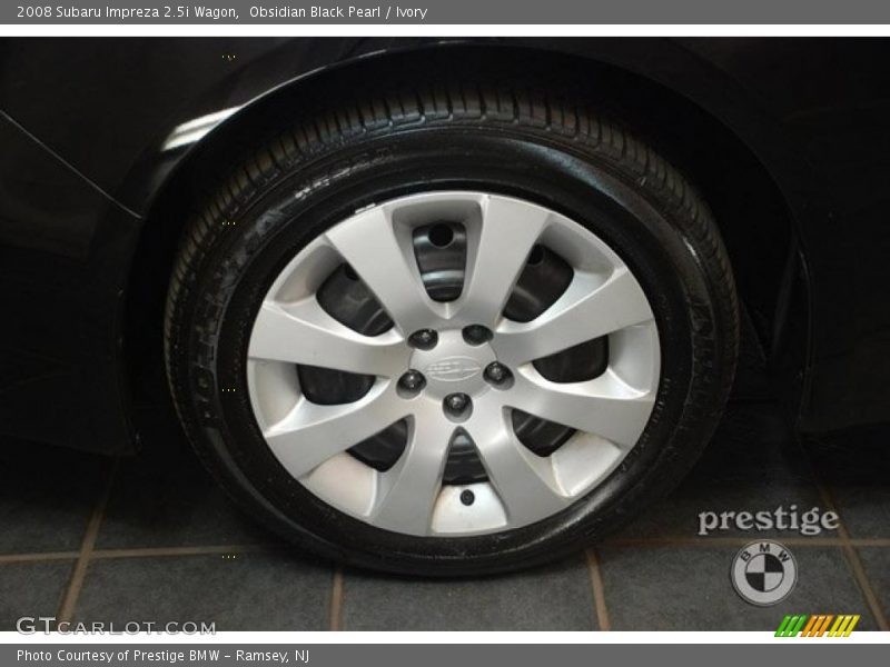 Obsidian Black Pearl / Ivory 2008 Subaru Impreza 2.5i Wagon