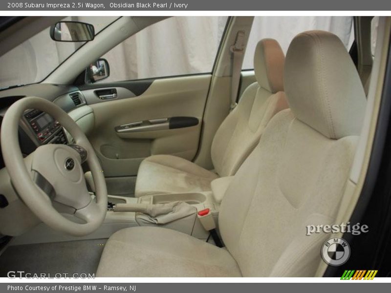 Obsidian Black Pearl / Ivory 2008 Subaru Impreza 2.5i Wagon