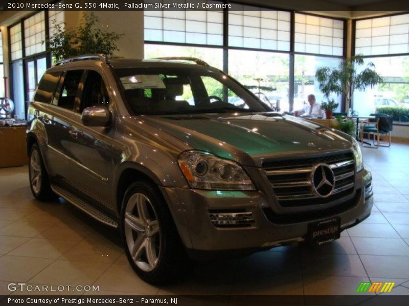 Palladium Silver Metallic / Cashmere 2010 Mercedes-Benz GL 550 4Matic