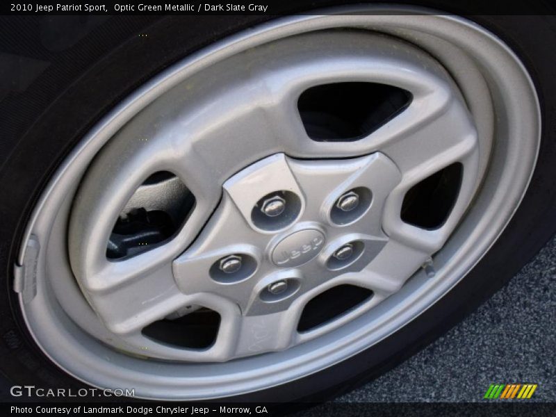 Optic Green Metallic / Dark Slate Gray 2010 Jeep Patriot Sport