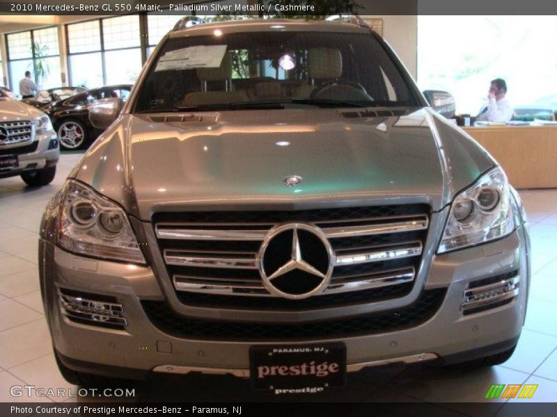 Palladium Silver Metallic / Cashmere 2010 Mercedes-Benz GL 550 4Matic