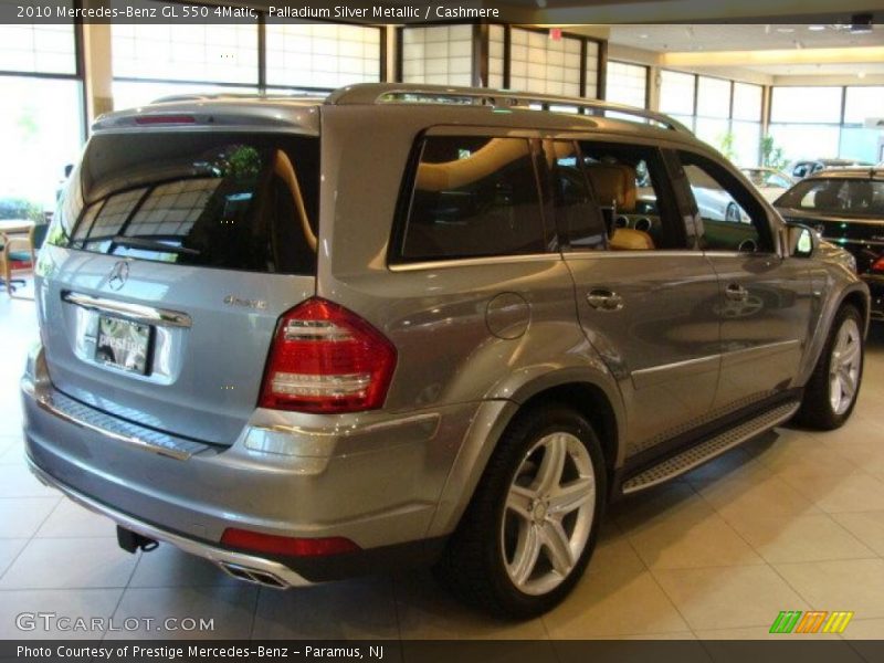 Palladium Silver Metallic / Cashmere 2010 Mercedes-Benz GL 550 4Matic