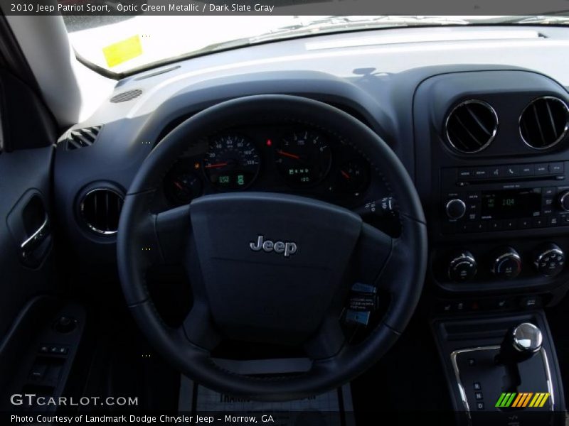 Optic Green Metallic / Dark Slate Gray 2010 Jeep Patriot Sport