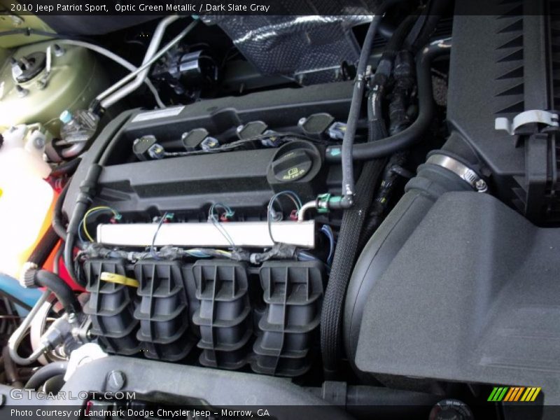 Optic Green Metallic / Dark Slate Gray 2010 Jeep Patriot Sport