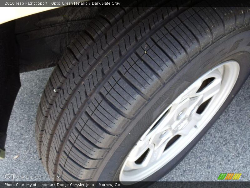 Optic Green Metallic / Dark Slate Gray 2010 Jeep Patriot Sport