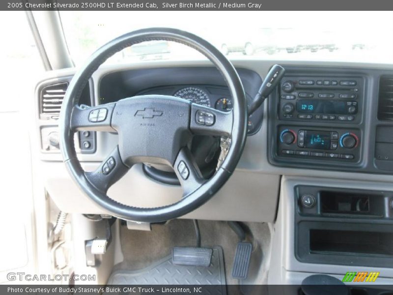 Silver Birch Metallic / Medium Gray 2005 Chevrolet Silverado 2500HD LT Extended Cab