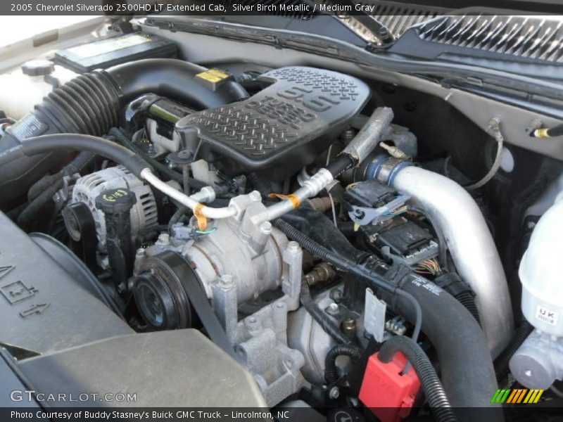 Silver Birch Metallic / Medium Gray 2005 Chevrolet Silverado 2500HD LT Extended Cab