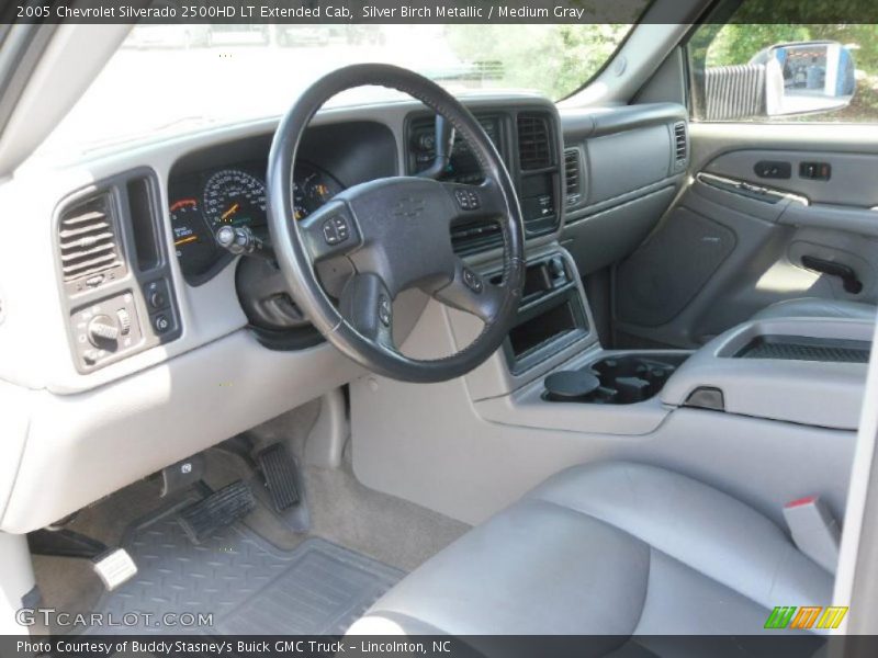 Silver Birch Metallic / Medium Gray 2005 Chevrolet Silverado 2500HD LT Extended Cab