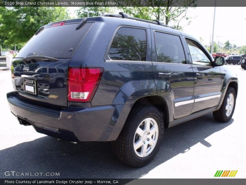 Modern Blue Pearl / Khaki 2010 Jeep Grand Cherokee Laredo