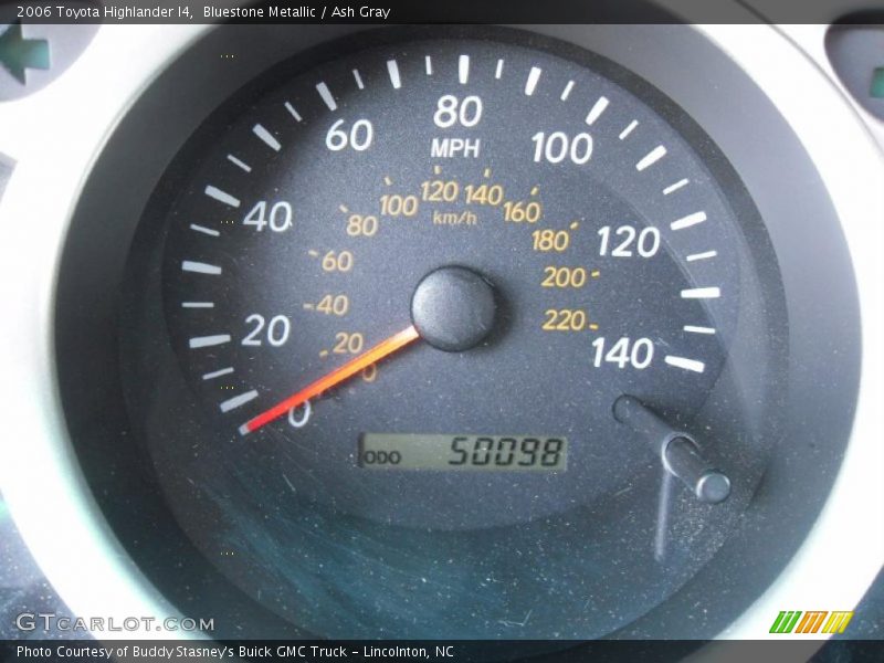 Bluestone Metallic / Ash Gray 2006 Toyota Highlander I4