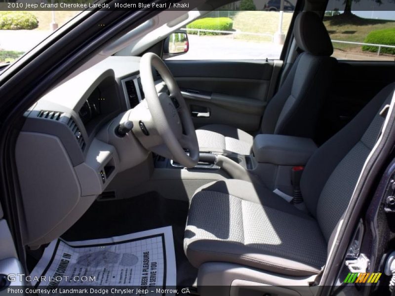 Modern Blue Pearl / Khaki 2010 Jeep Grand Cherokee Laredo