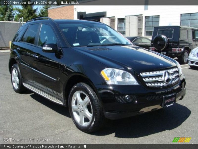 Black / Black 2007 Mercedes-Benz ML 350 4Matic