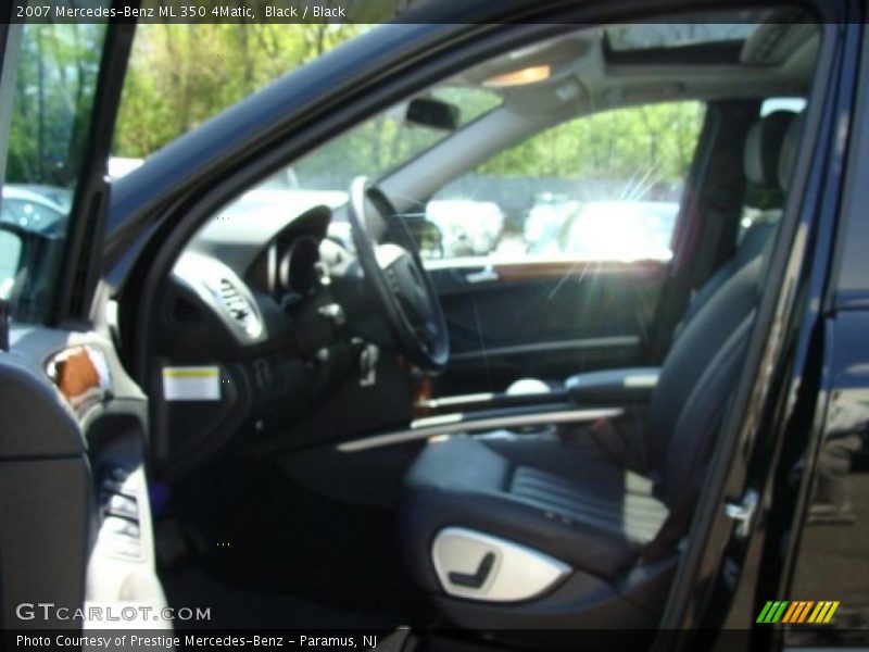 Black / Black 2007 Mercedes-Benz ML 350 4Matic
