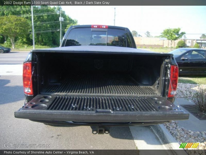 Black / Dark Slate Gray 2002 Dodge Ram 1500 Sport Quad Cab 4x4