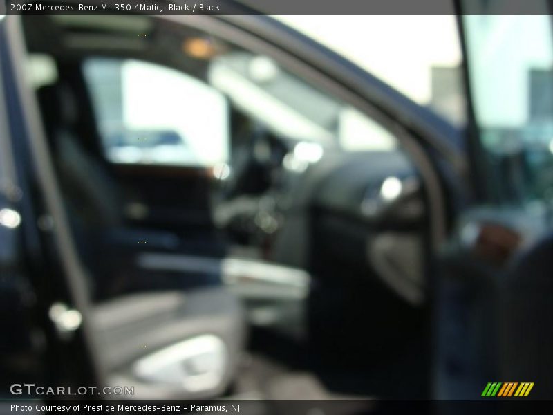 Black / Black 2007 Mercedes-Benz ML 350 4Matic