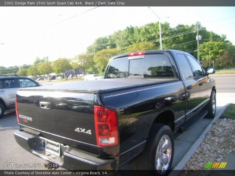 Black / Dark Slate Gray 2002 Dodge Ram 1500 Sport Quad Cab 4x4
