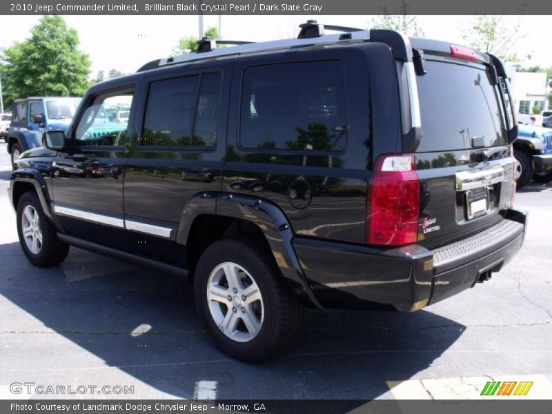 Brilliant Black Crystal Pearl / Dark Slate Gray 2010 Jeep Commander Limited