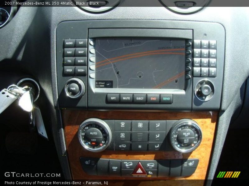 Black / Black 2007 Mercedes-Benz ML 350 4Matic