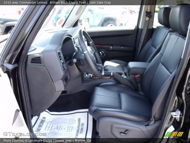 Brilliant Black Crystal Pearl / Dark Slate Gray 2010 Jeep Commander Limited
