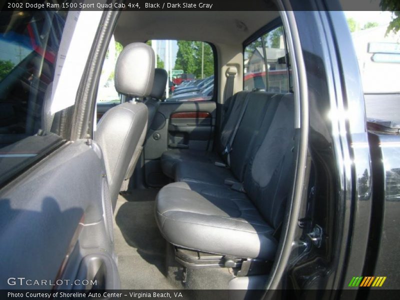 Black / Dark Slate Gray 2002 Dodge Ram 1500 Sport Quad Cab 4x4