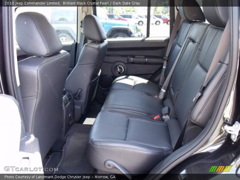 Brilliant Black Crystal Pearl / Dark Slate Gray 2010 Jeep Commander Limited
