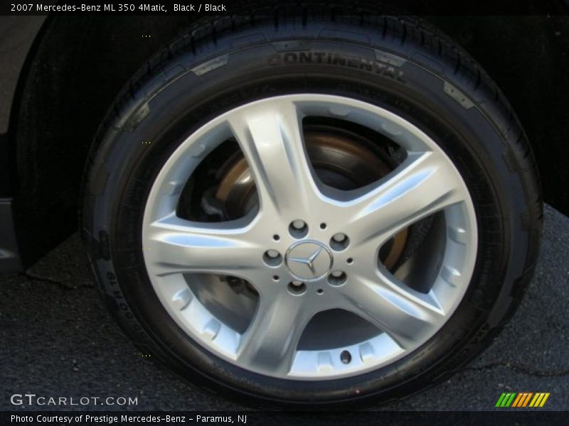 Black / Black 2007 Mercedes-Benz ML 350 4Matic