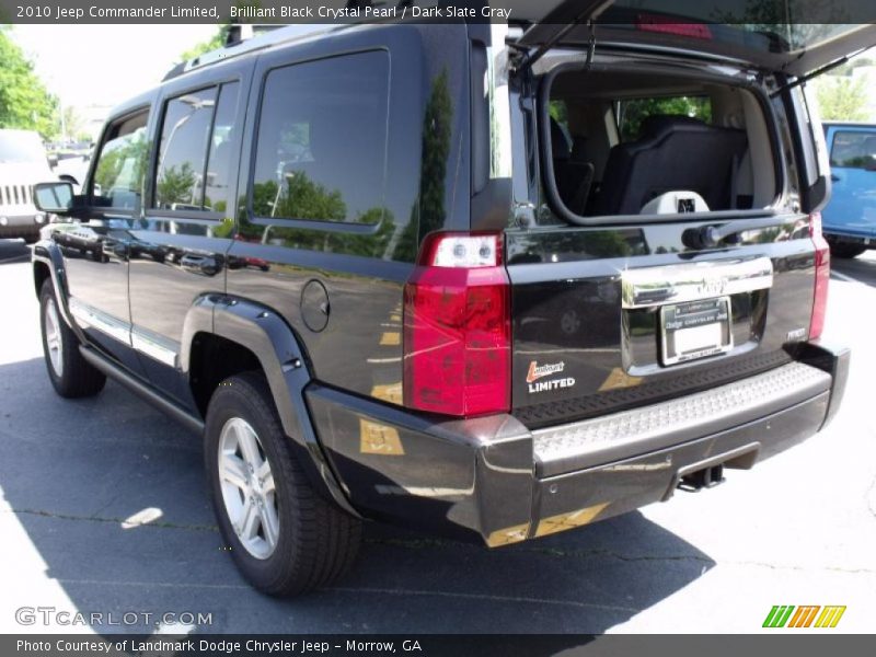 Brilliant Black Crystal Pearl / Dark Slate Gray 2010 Jeep Commander Limited