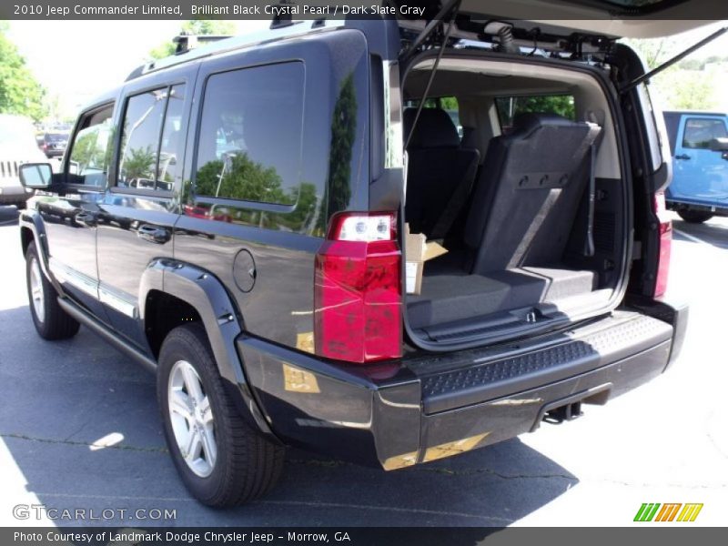 Brilliant Black Crystal Pearl / Dark Slate Gray 2010 Jeep Commander Limited