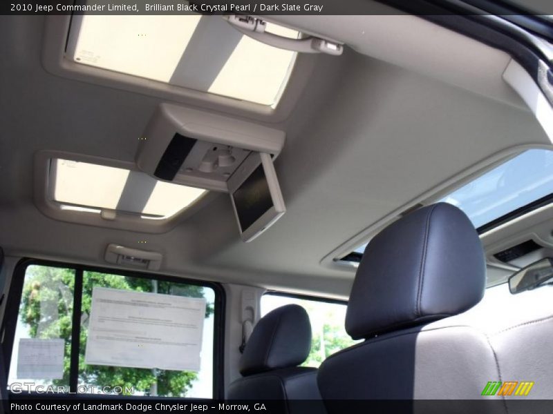 Brilliant Black Crystal Pearl / Dark Slate Gray 2010 Jeep Commander Limited
