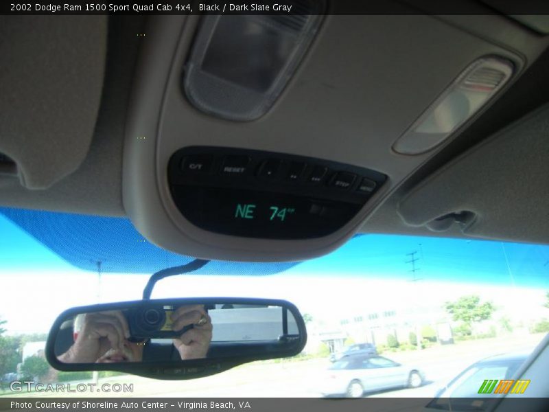 Black / Dark Slate Gray 2002 Dodge Ram 1500 Sport Quad Cab 4x4