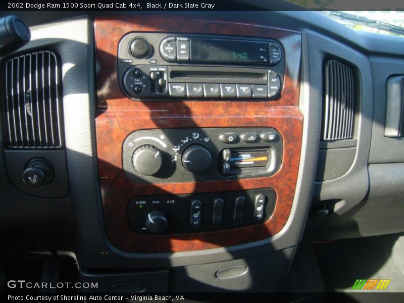 Black / Dark Slate Gray 2002 Dodge Ram 1500 Sport Quad Cab 4x4