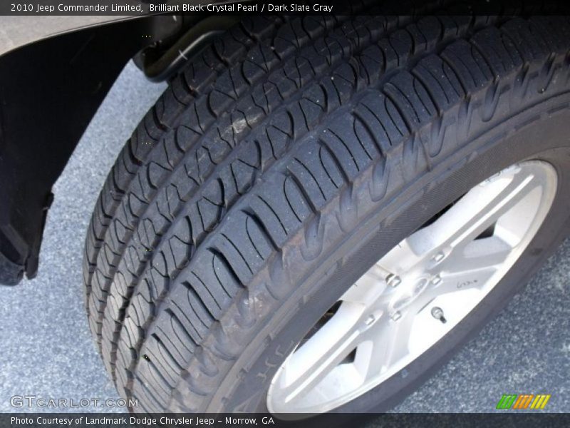 Brilliant Black Crystal Pearl / Dark Slate Gray 2010 Jeep Commander Limited