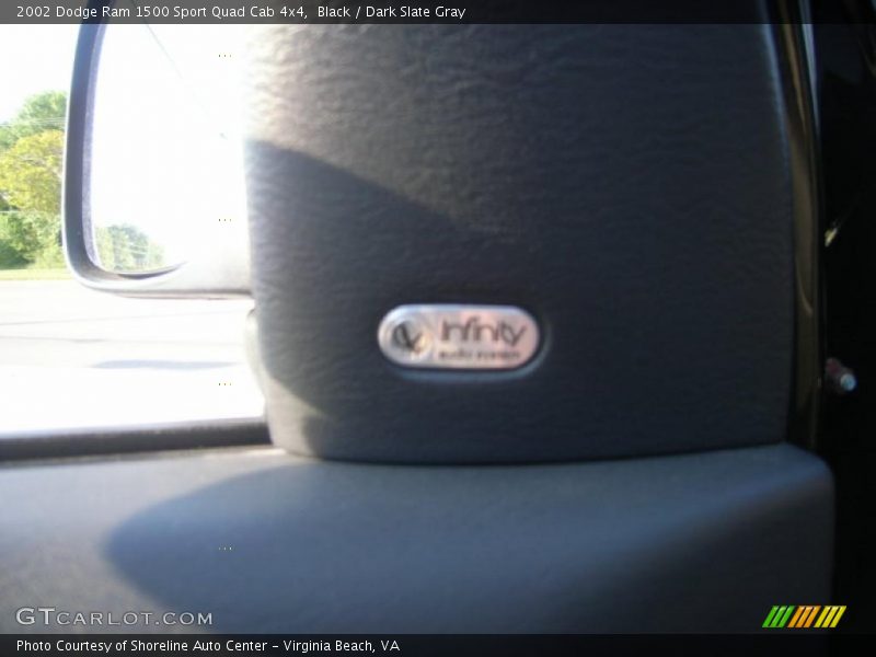 Black / Dark Slate Gray 2002 Dodge Ram 1500 Sport Quad Cab 4x4