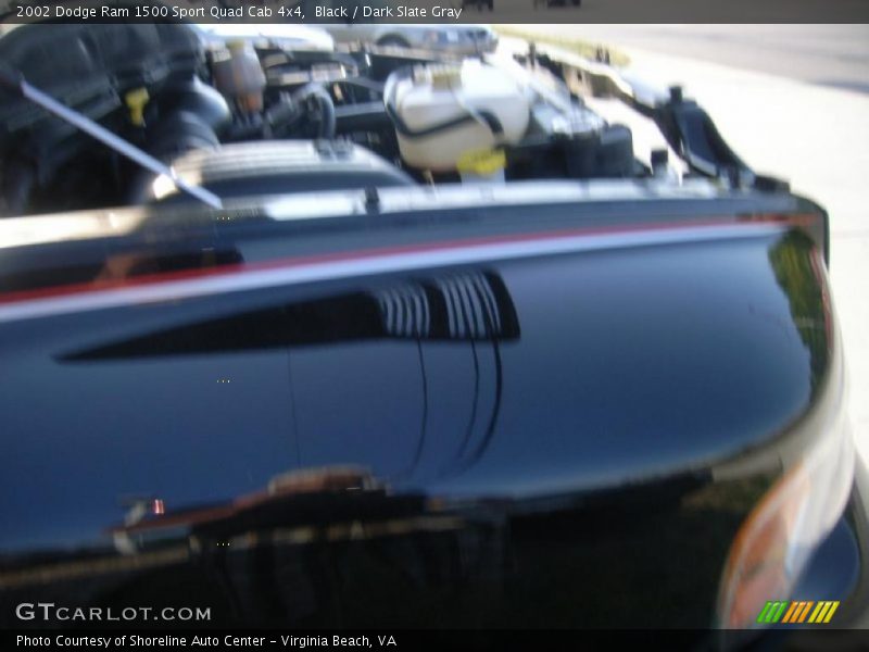 Black / Dark Slate Gray 2002 Dodge Ram 1500 Sport Quad Cab 4x4