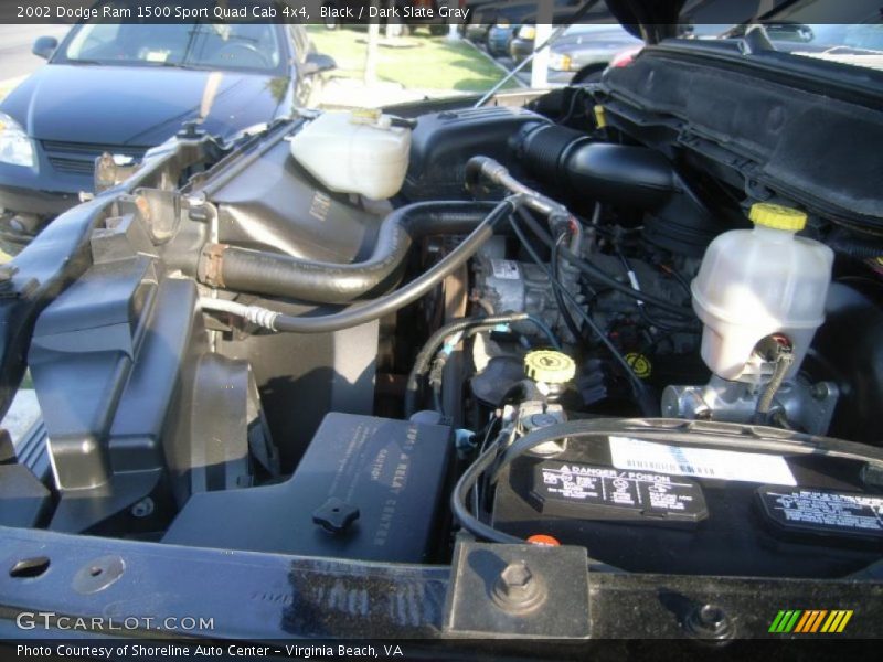 Black / Dark Slate Gray 2002 Dodge Ram 1500 Sport Quad Cab 4x4