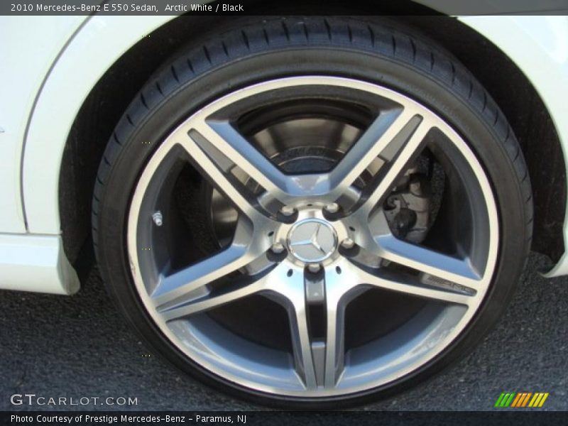 Arctic White / Black 2010 Mercedes-Benz E 550 Sedan