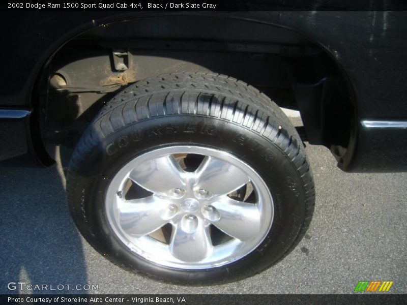 Black / Dark Slate Gray 2002 Dodge Ram 1500 Sport Quad Cab 4x4