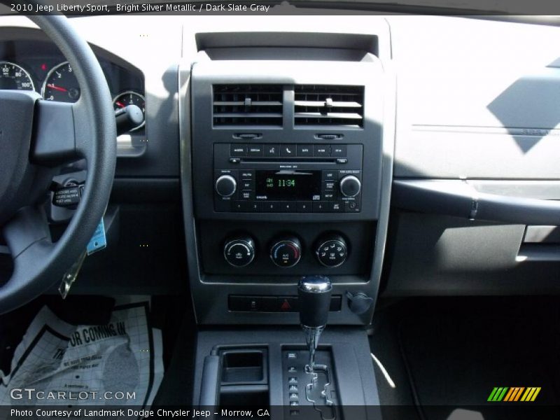 Bright Silver Metallic / Dark Slate Gray 2010 Jeep Liberty Sport