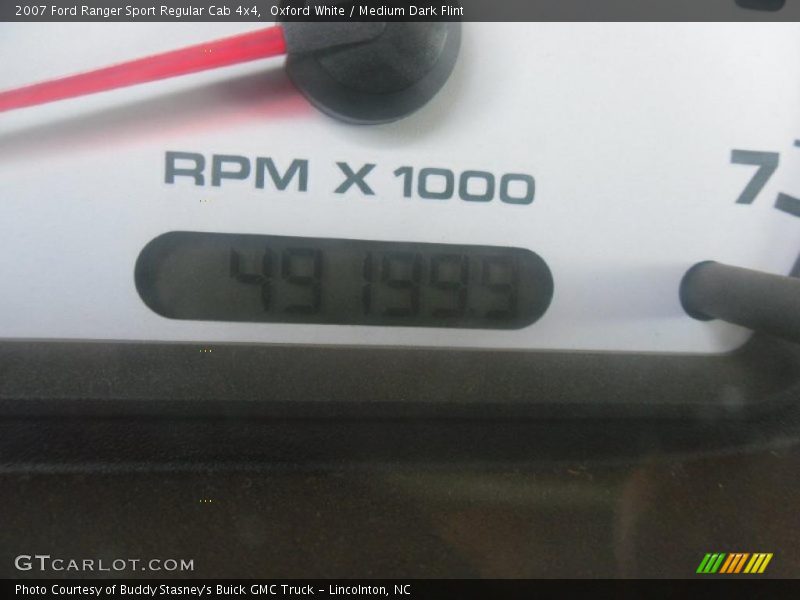 Oxford White / Medium Dark Flint 2007 Ford Ranger Sport Regular Cab 4x4