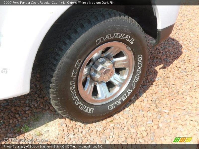 Oxford White / Medium Dark Flint 2007 Ford Ranger Sport Regular Cab 4x4