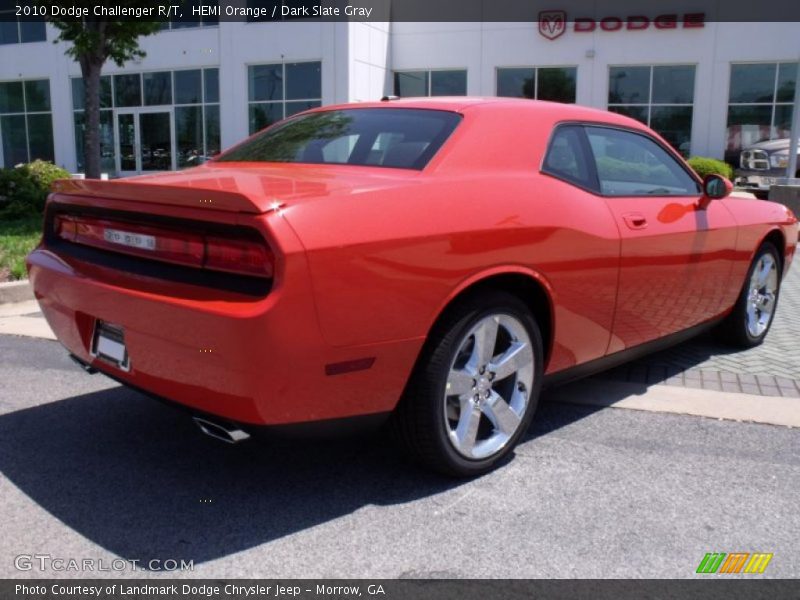 HEMI Orange / Dark Slate Gray 2010 Dodge Challenger R/T