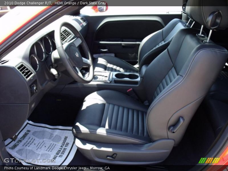 HEMI Orange / Dark Slate Gray 2010 Dodge Challenger R/T