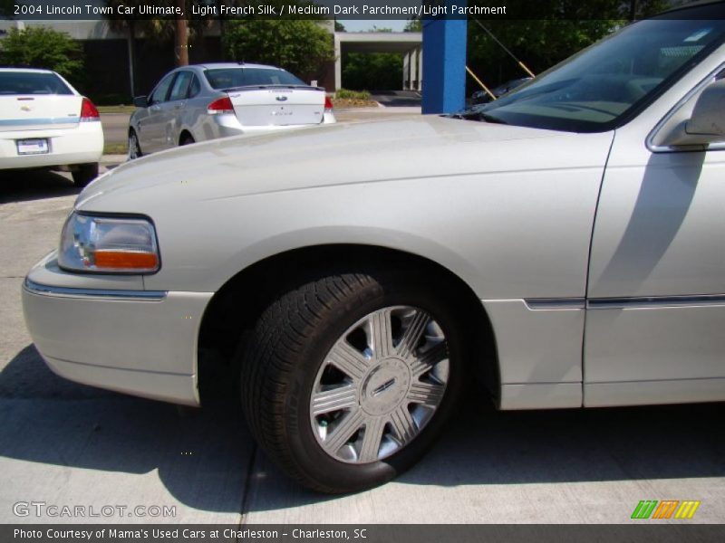 Light French Silk / Medium Dark Parchment/Light Parchment 2004 Lincoln Town Car Ultimate