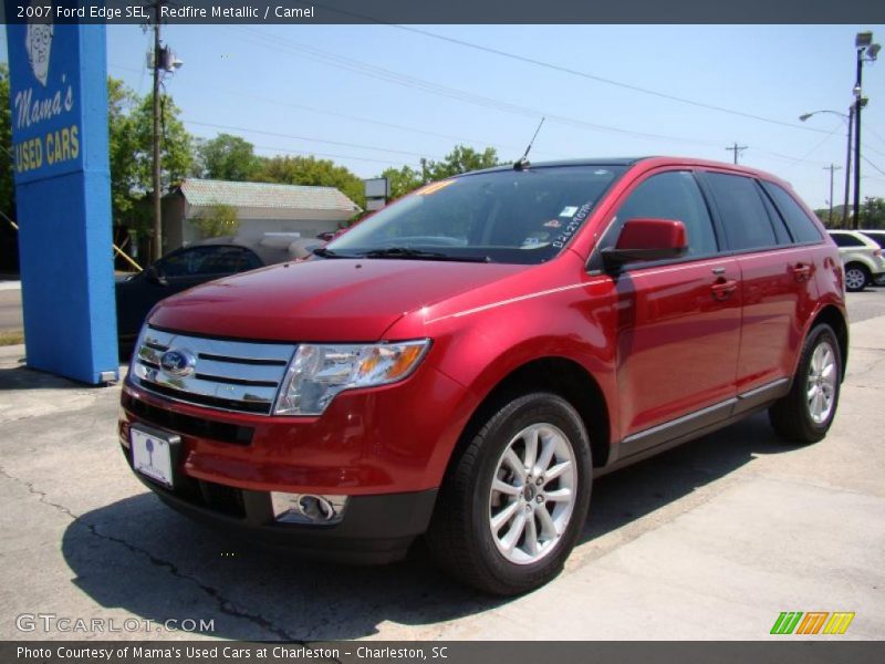Redfire Metallic / Camel 2007 Ford Edge SEL
