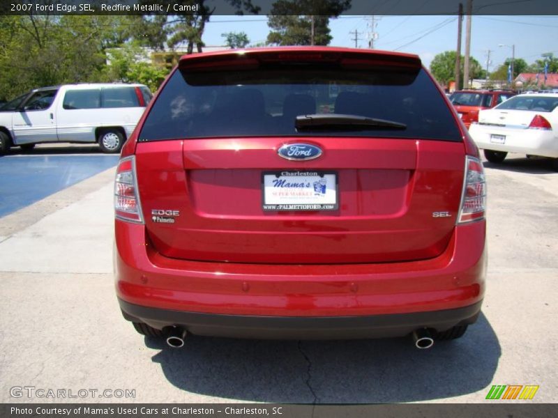 Redfire Metallic / Camel 2007 Ford Edge SEL